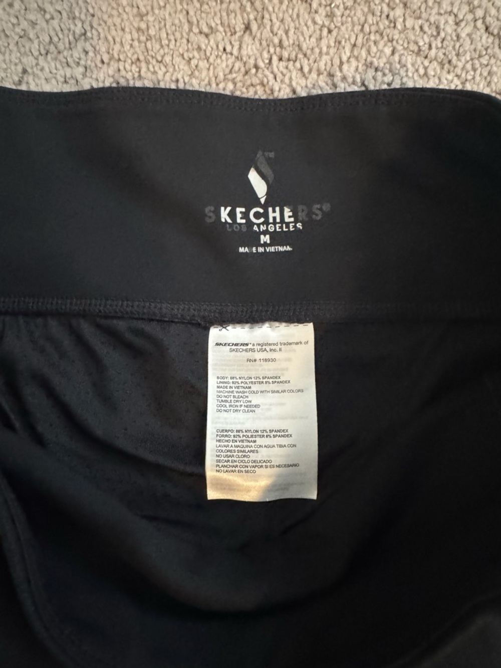 Skechers Black Women's Athletic Skort